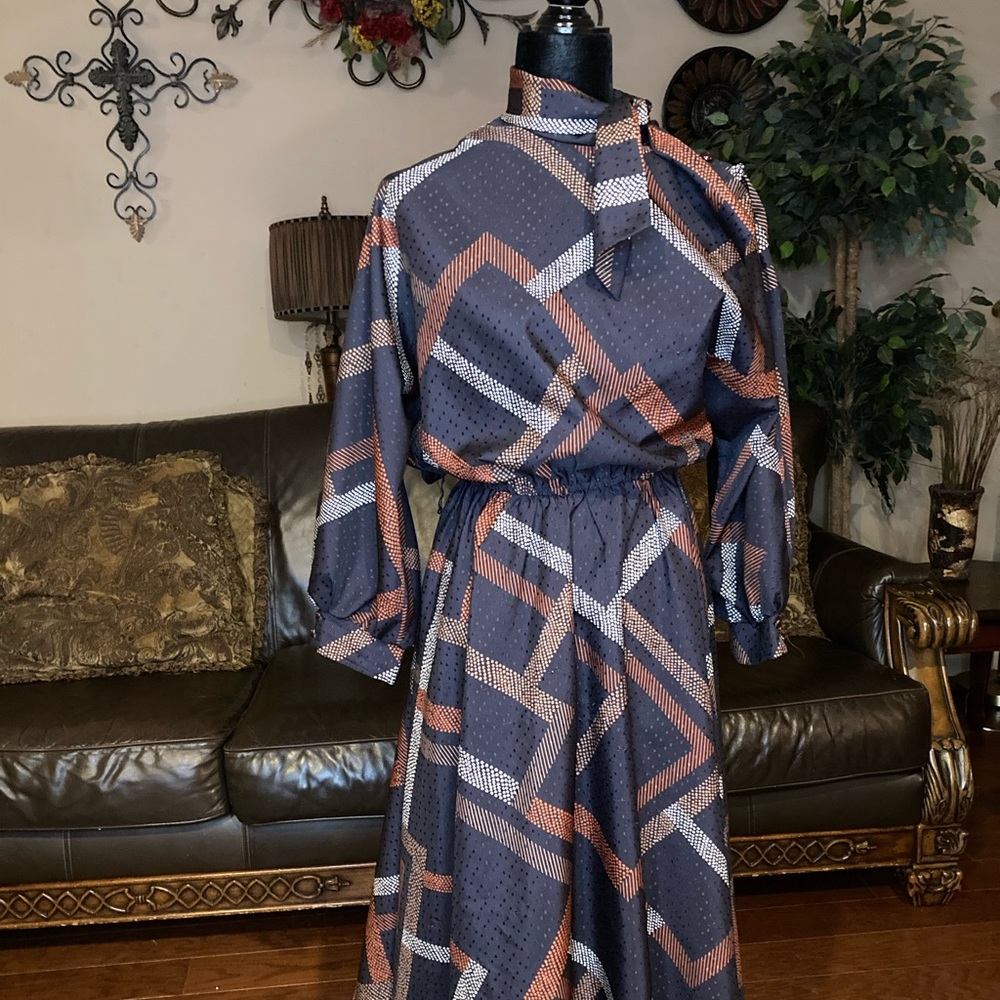 Hal Hardin Dress Women’s Vintage Black Long Size 6/Small [P]